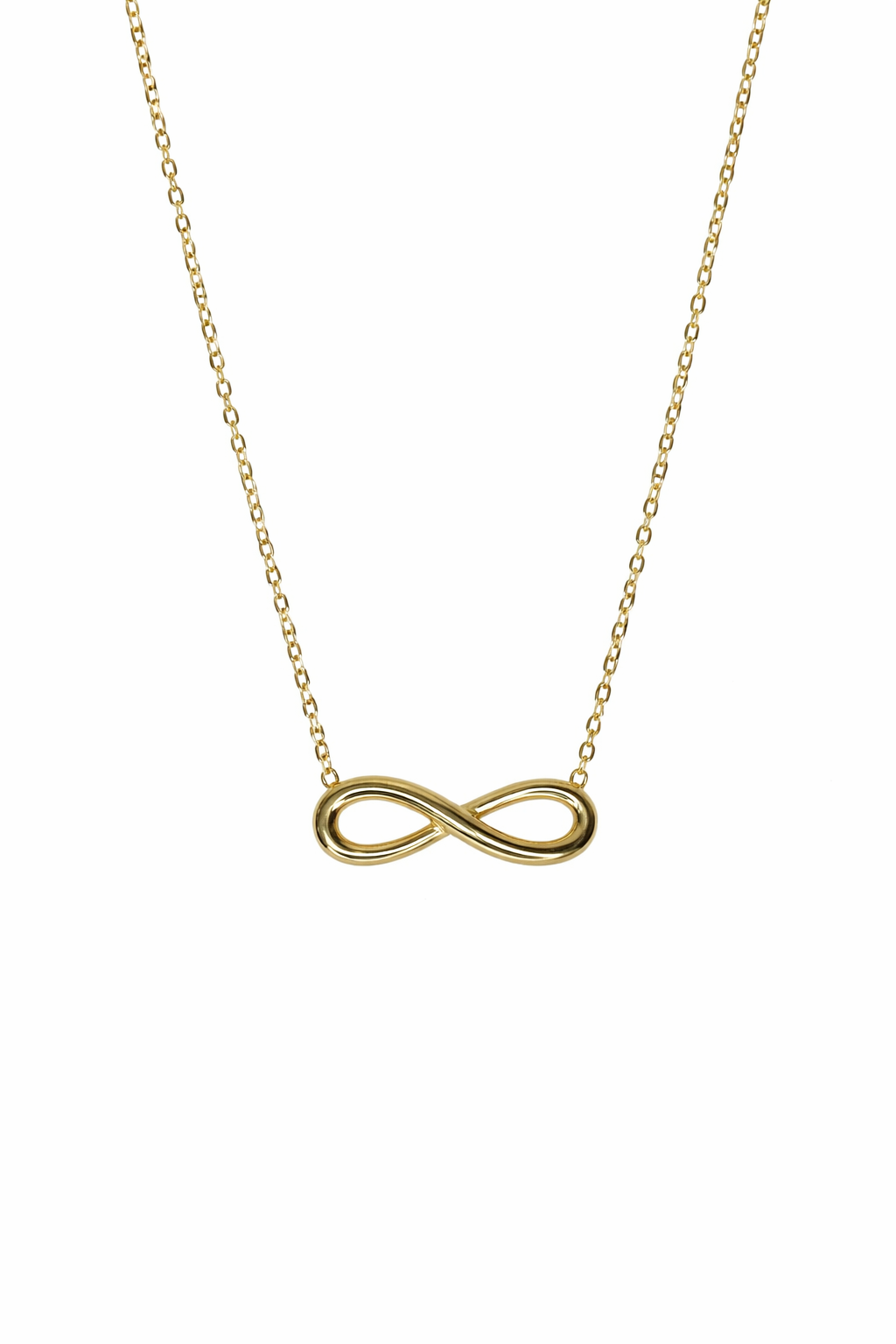 Elegant Gold Infinity Necklace