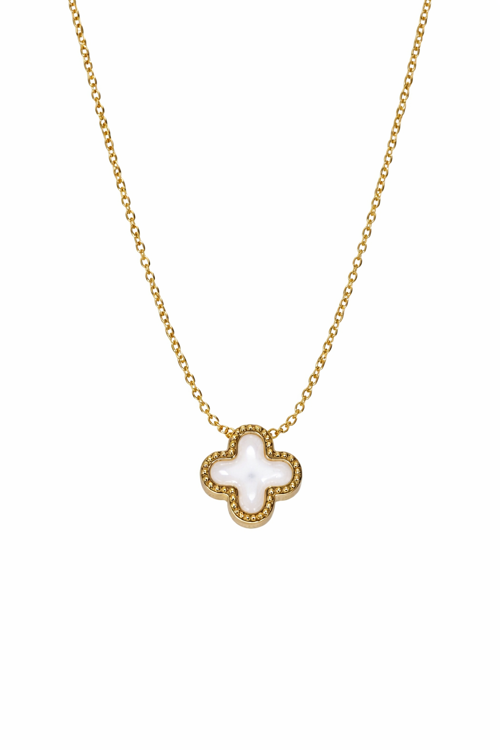 Luxury Clover Pendant Gold Necklace