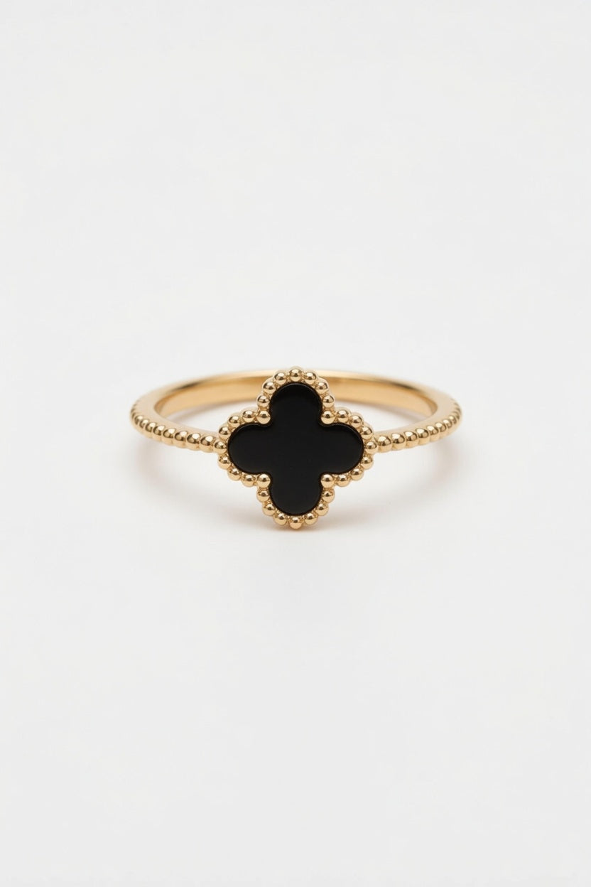 🖤 Black Clover Gold Ring
