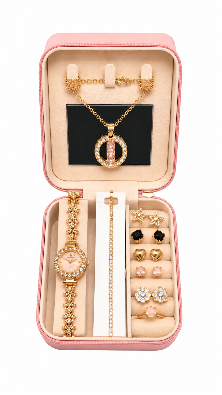 Luxury 9-Piece Women's Jewelry Gift Box Set