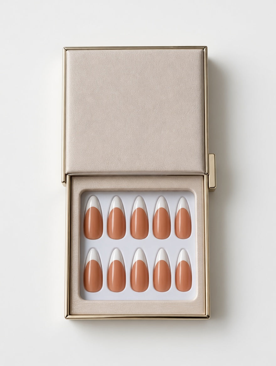 Soft Pink French Luxe Nail Set
