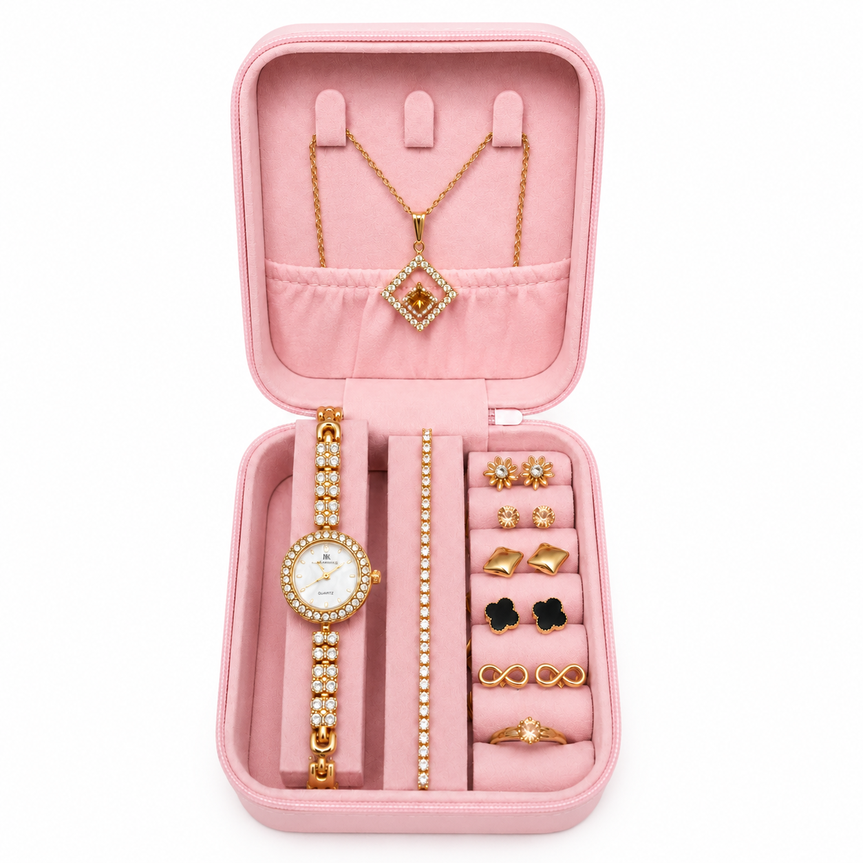 Luxury 9-Piece Women's Jewelry Gift Box Set