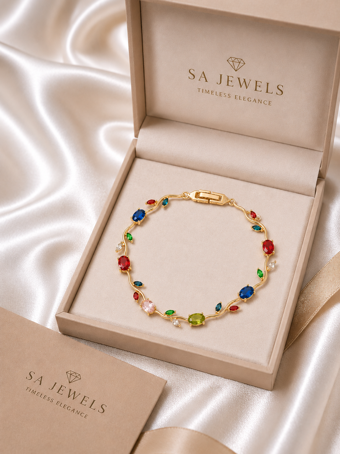 Elegant Tulip Bracelet Multicolor
