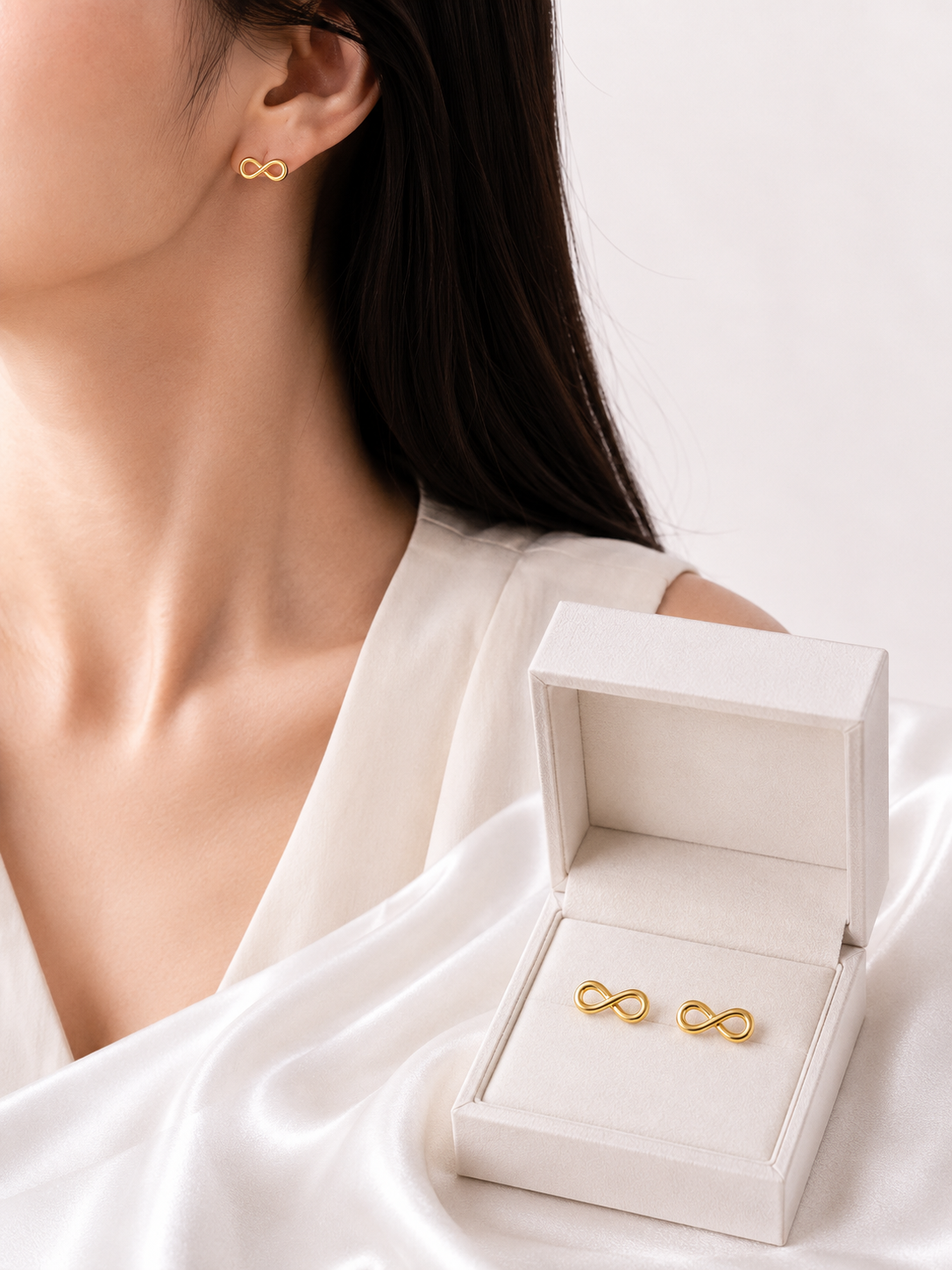 Infinity Stud Earrings