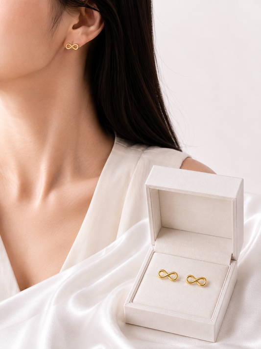 Infinity Stud Earrings