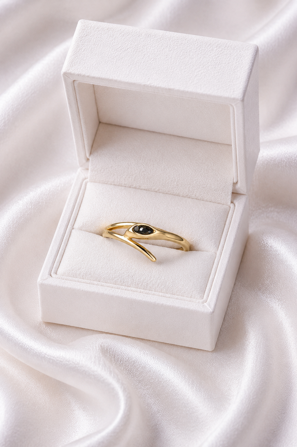 Minimalist Gold Snake Adjustable Ring
