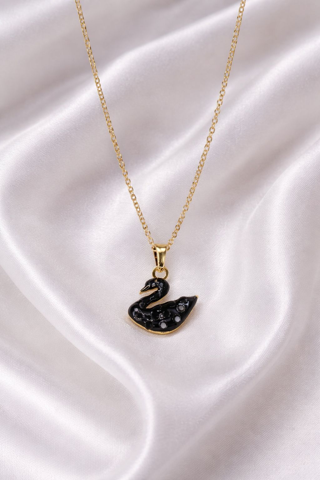 Midnight Swan  Pendant