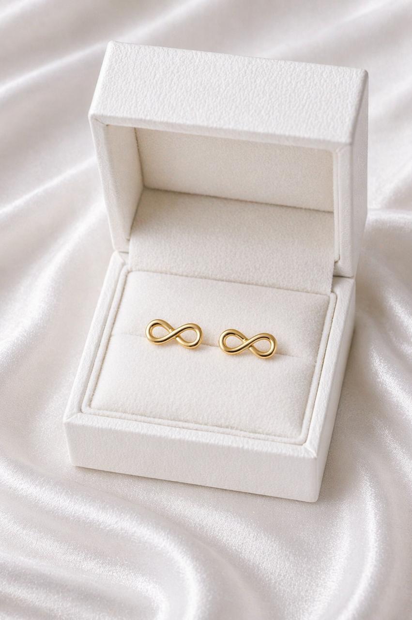 Infinity Stud Earrings