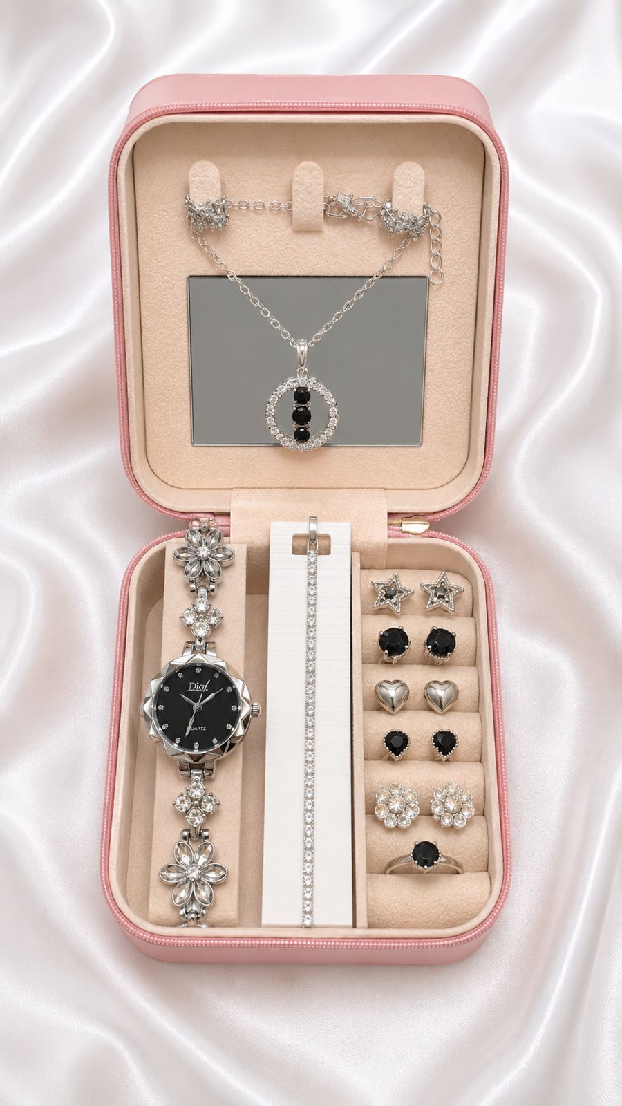 Luxury 9-Piece Women's Jewelry Gift Box Set