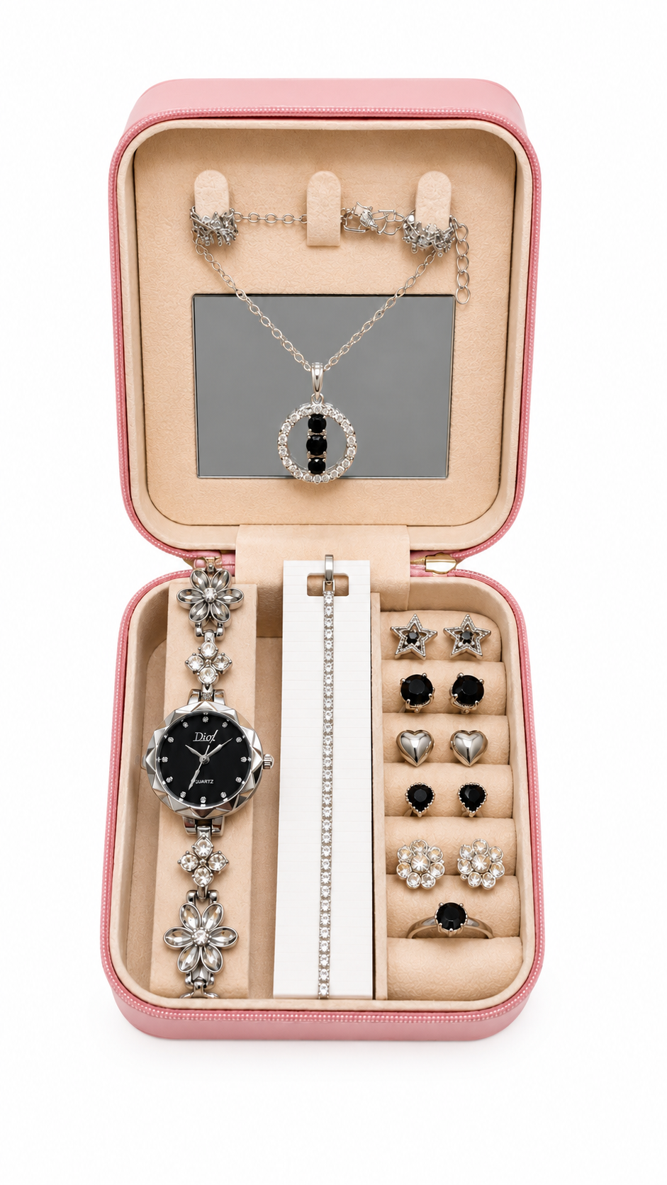 Luxury 9-Piece Women's Jewelry Gift Box Set