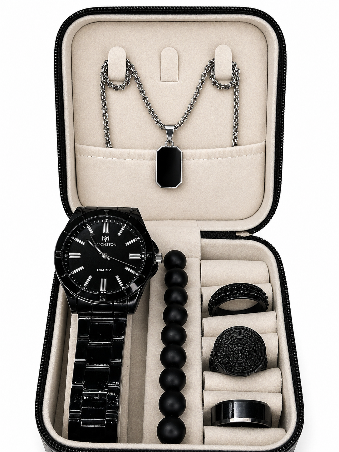 Men’s Premium Jewelry Gift Set – 6-in-1 Luxury Box