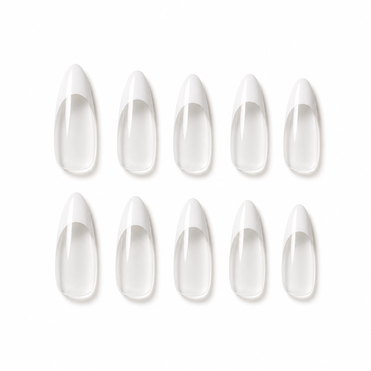 Transparent French Luxe Nail Set