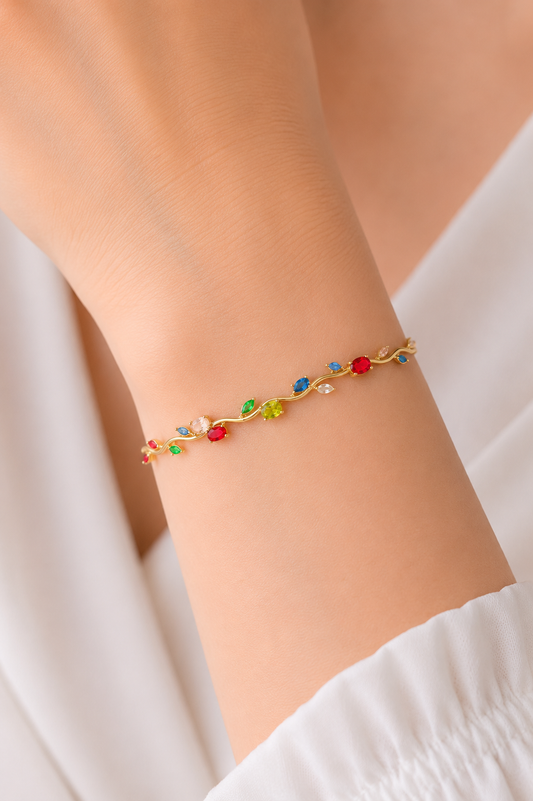 Elegant Tulip Bracelet Multicolor